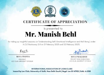 Manish Behl_Certificate