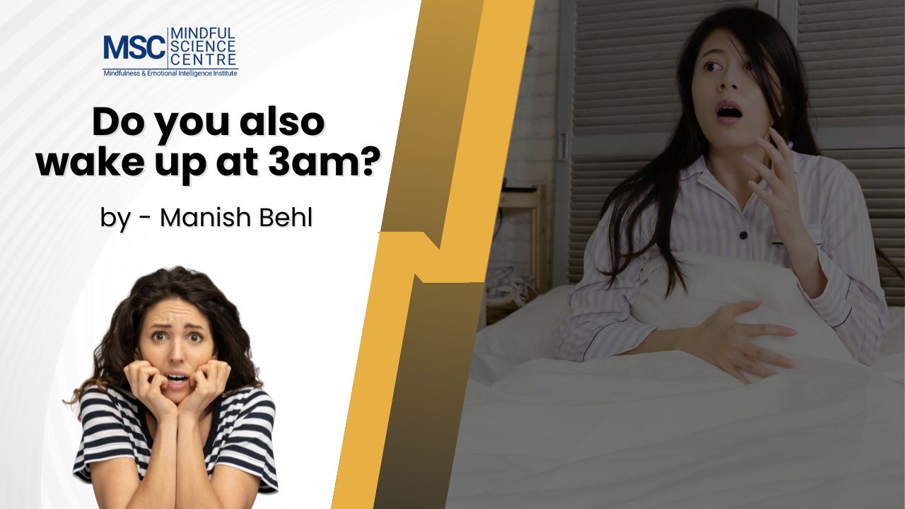 Do you also wake up at 3am?